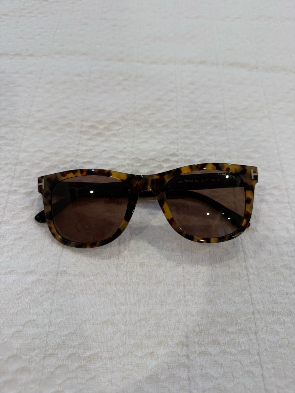 Tom Ford Tortoiseshell Sunglasses with Brown Lenses